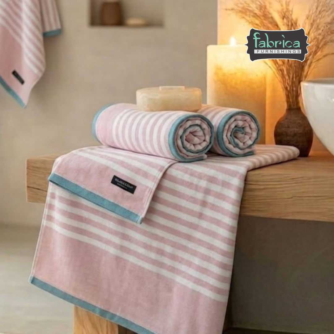 Comfort loom 400 GSM Imported Soft & Absorbent Embossed Bath Towel