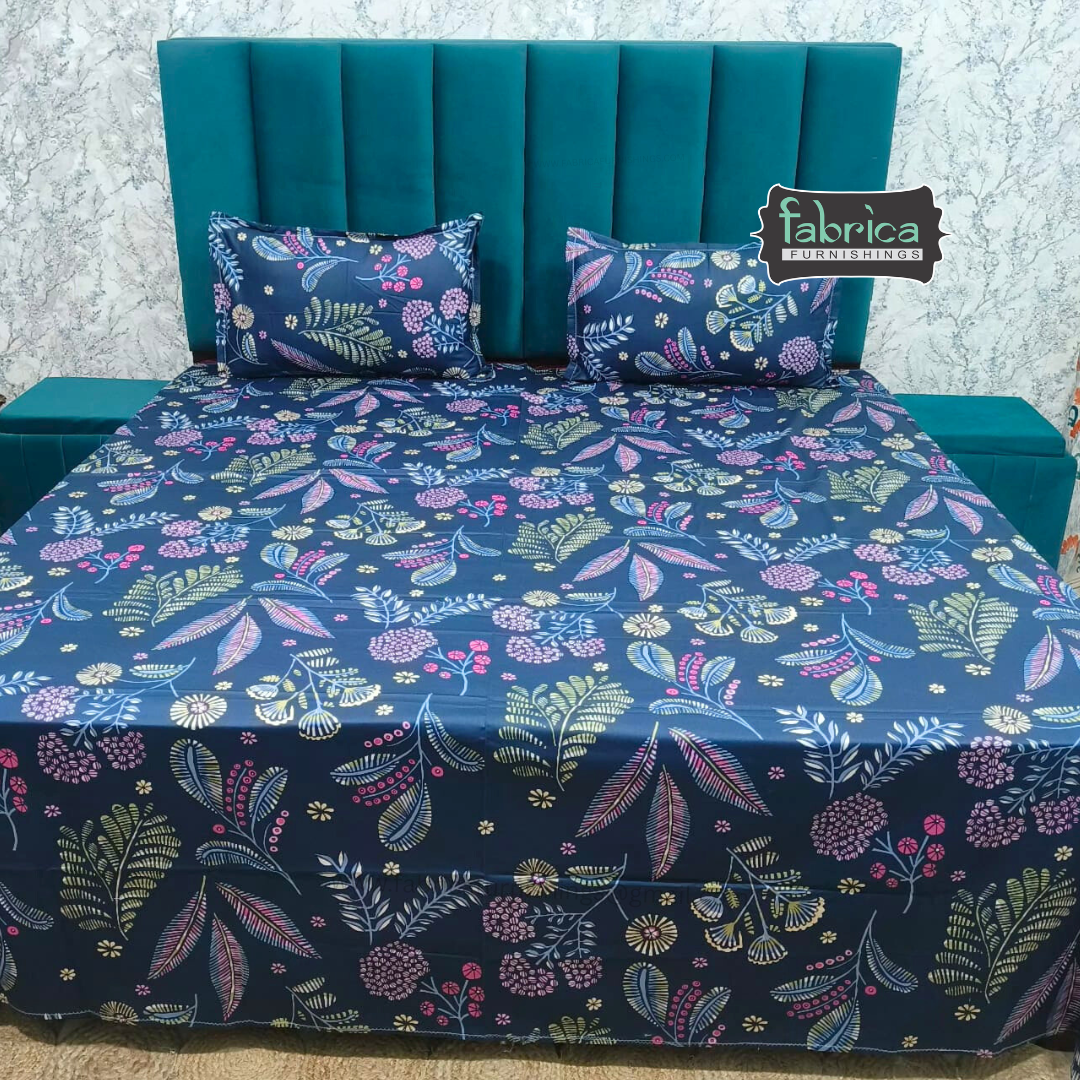 Procian Print Premium Pure Cotton Queen Size Bedsheet
