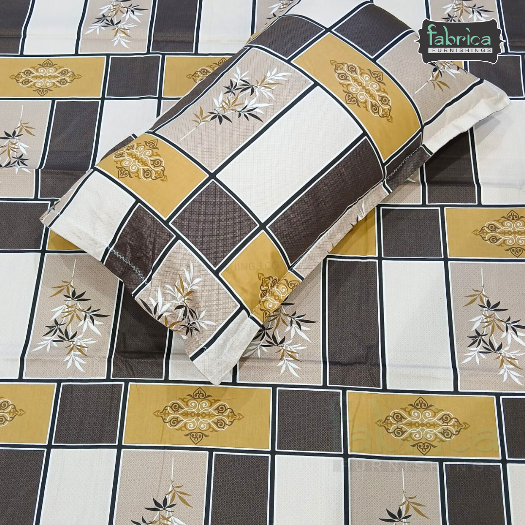 Procian Print Premium Pure Cotton Queen Size Bedsheet