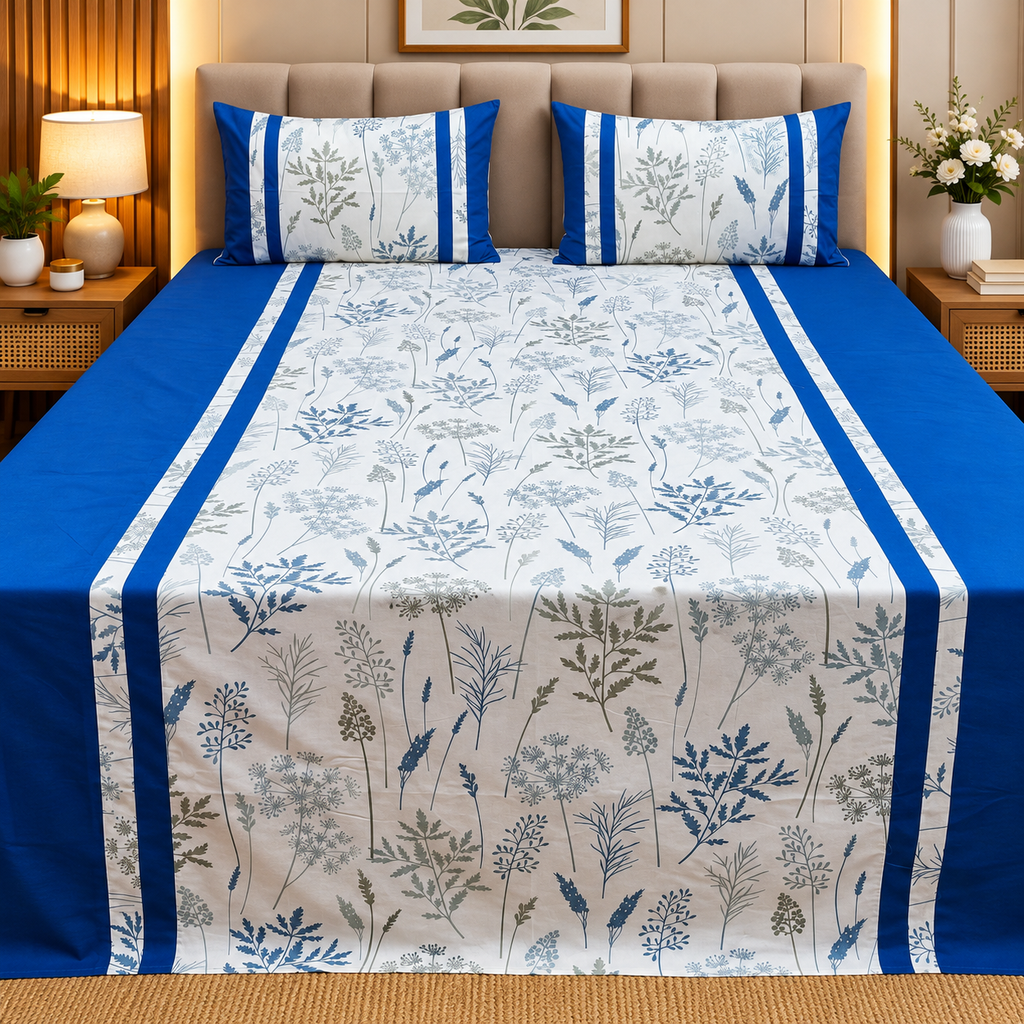 Pattern Play pure cotton king size Mix & Match  bedsheet set