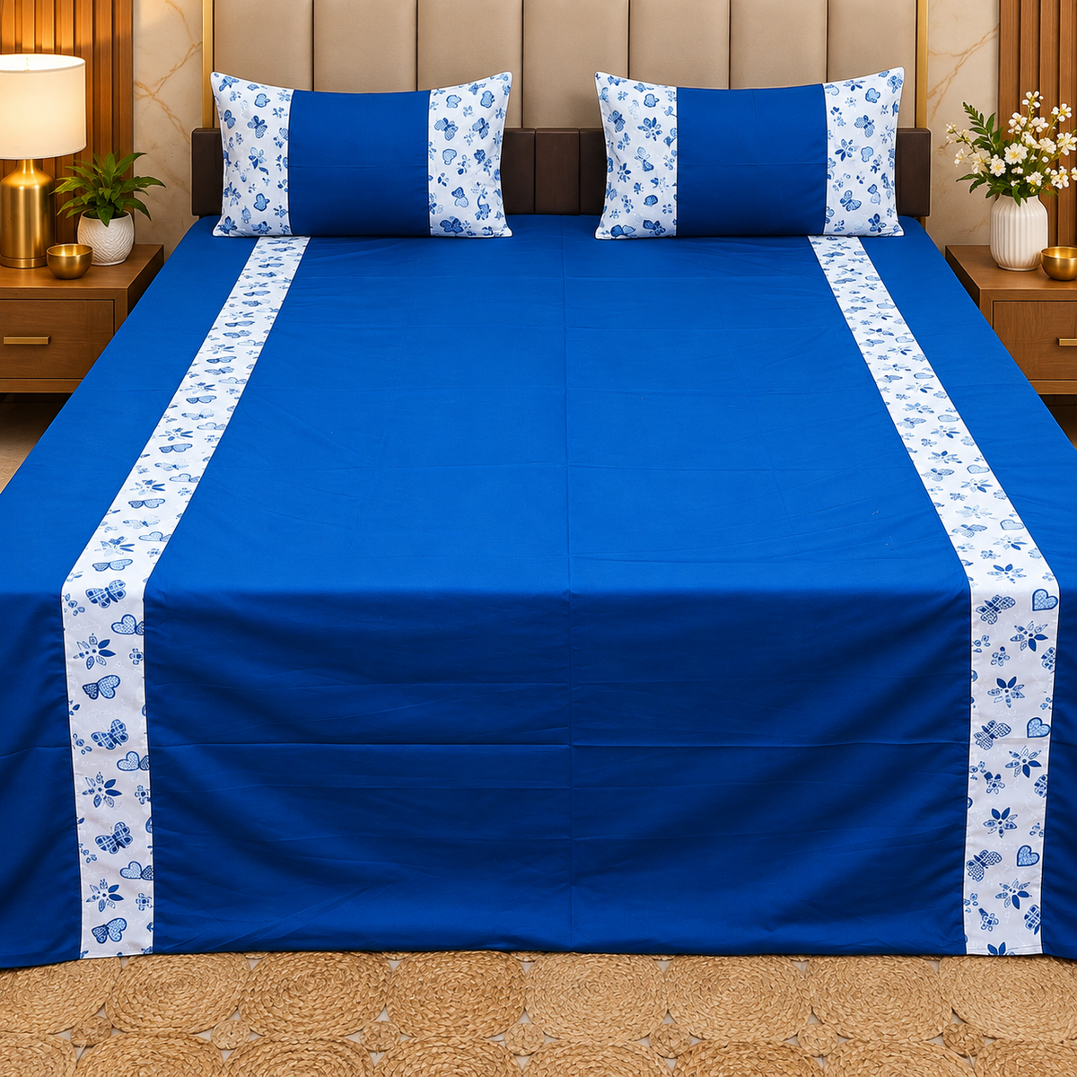 Pattern Play pure cotton king size Mix & Match  bedsheet set