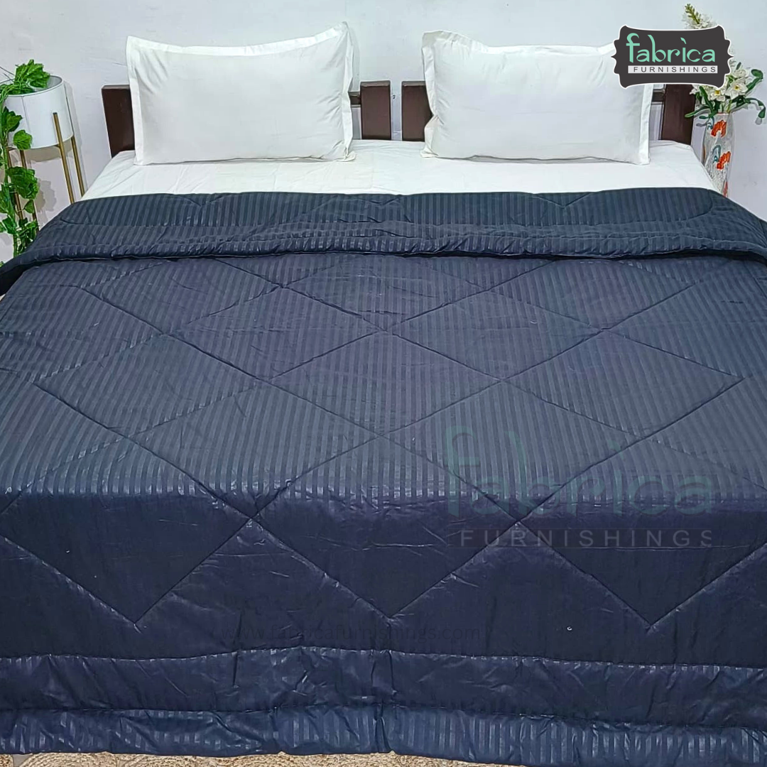 Solid Plain Pure Cotton King Size Reversible Comforter