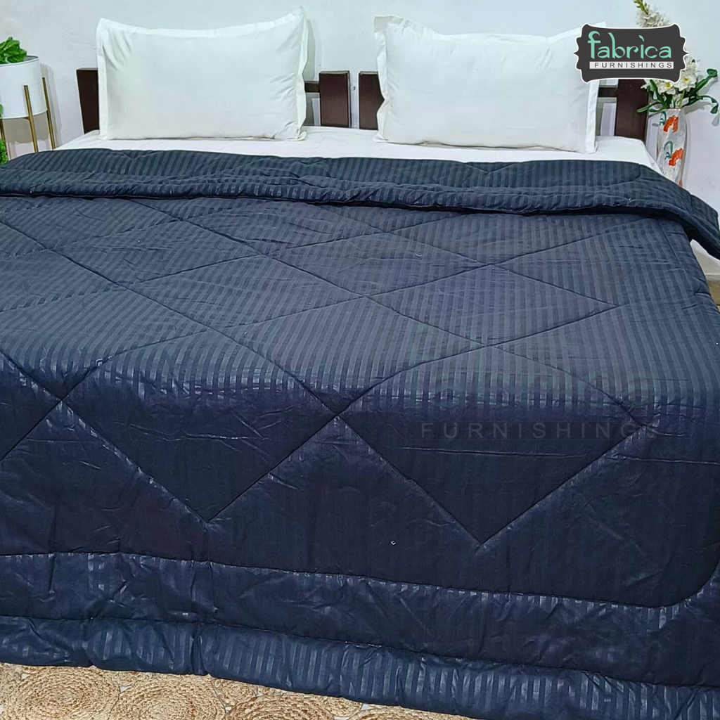 Solid Plain Pure Cotton King Size Reversible Comforter