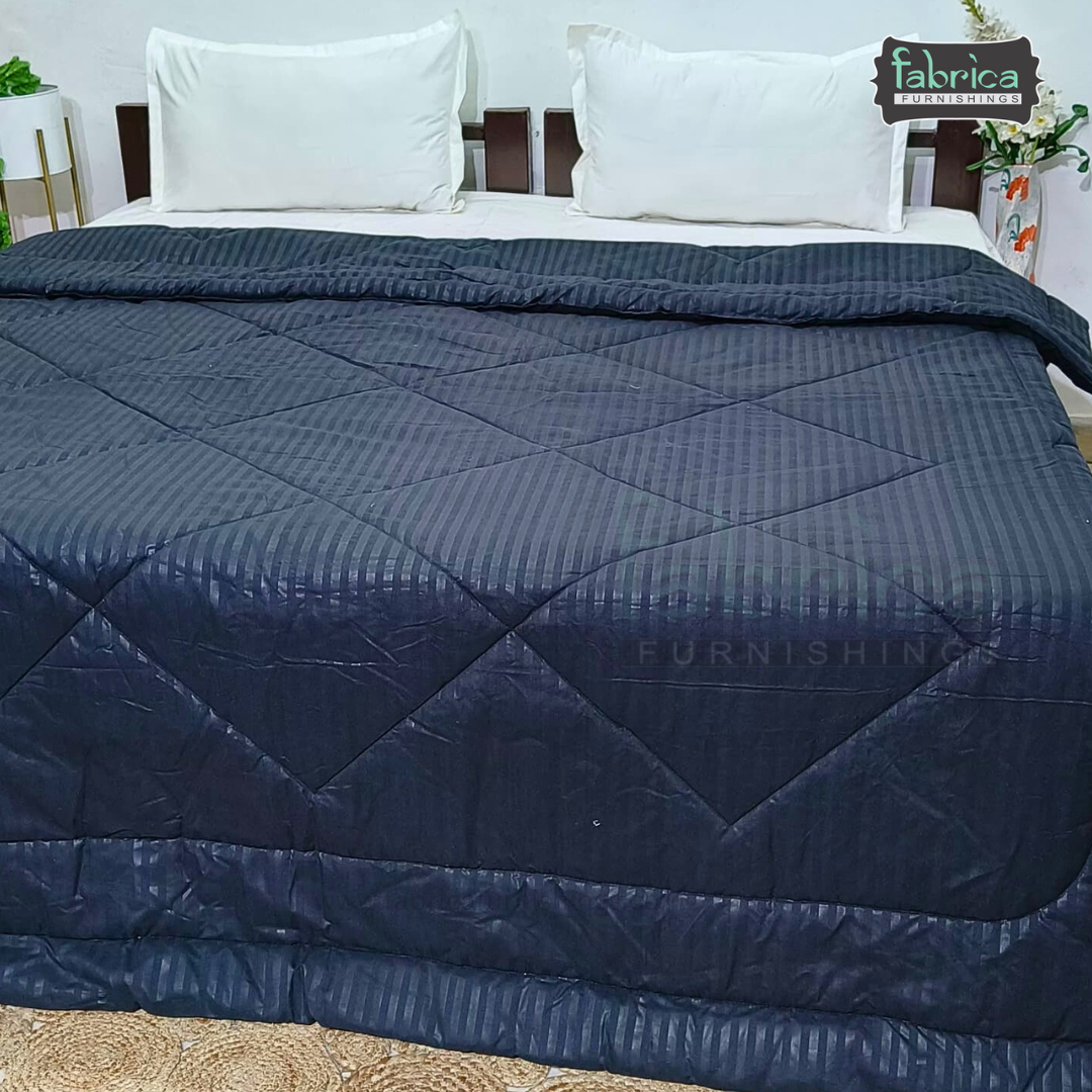 Solid Plain Pure Cotton King Size Reversible Comforter
