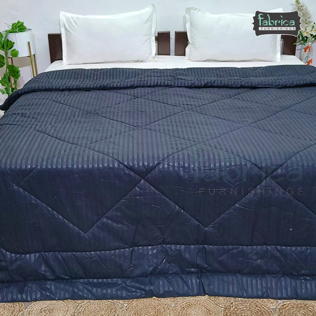 Solid Plain Pure Cotton King Size Reversible Comforter