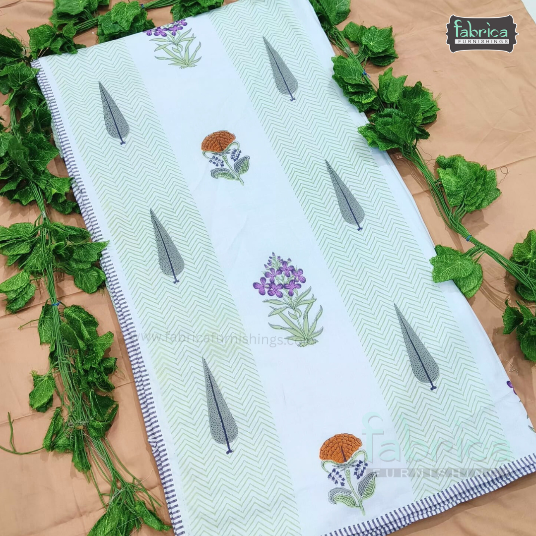 Rangsootra Mul Cotton Double Bed Printed Reversible Dohar