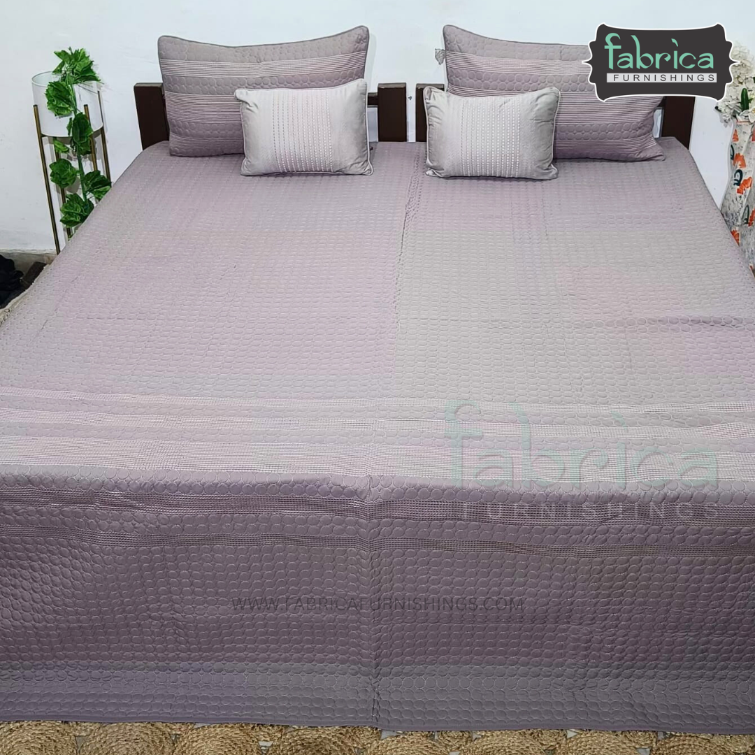 Harvest Embroidered King Size Bedcover set