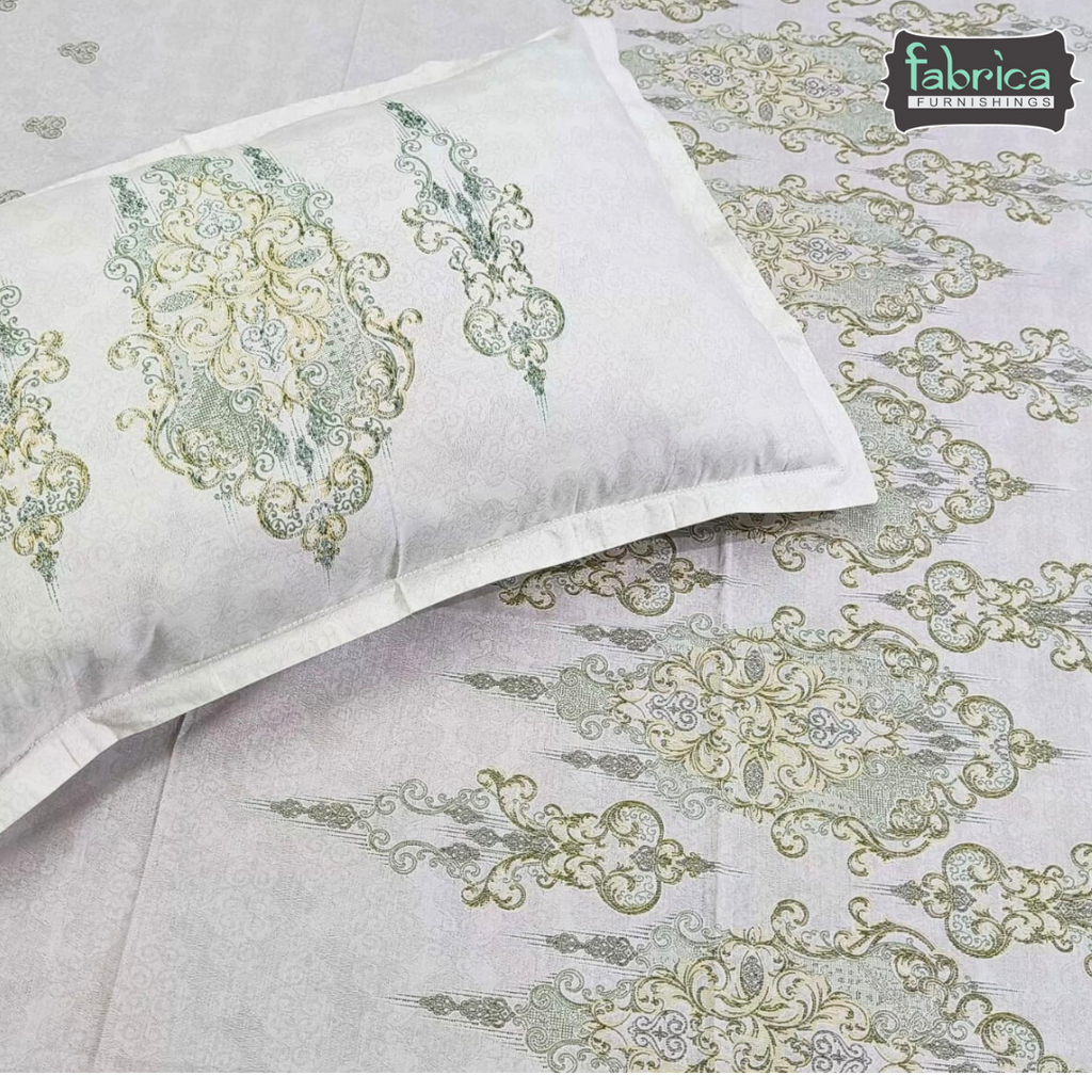 Sengol Super King Size Pure Cotton Printed Bedsheet Set
