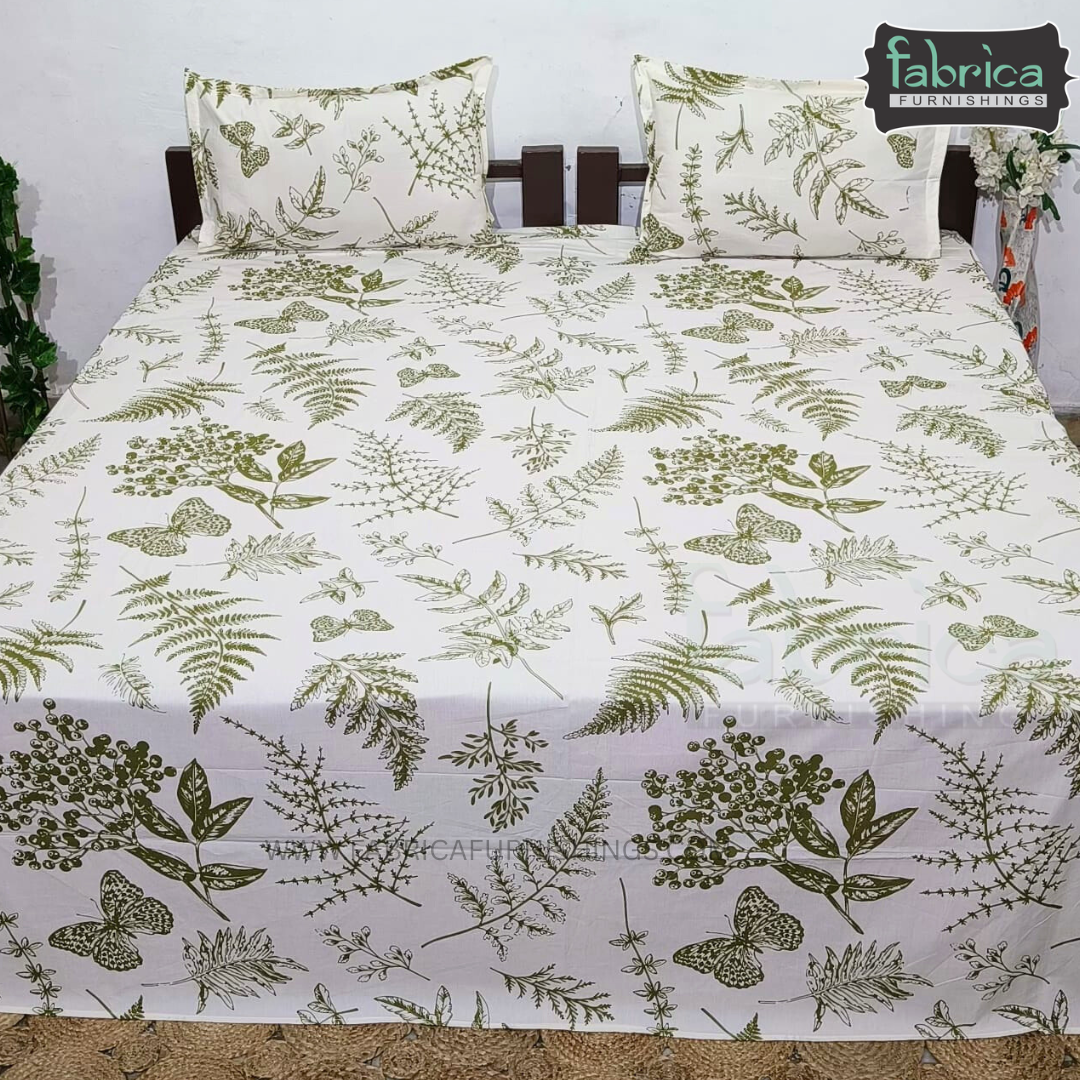 Premium Export Cotton King Size Printed Bedsheet