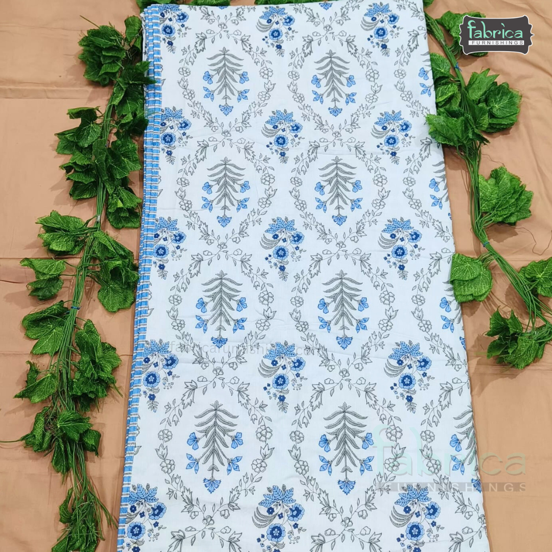 Rangsootra Mul Cotton Double Bed Printed Reversible Dohar