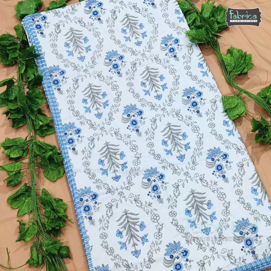 Rangsootra Mul Cotton Double Bed Printed Reversible Dohar
