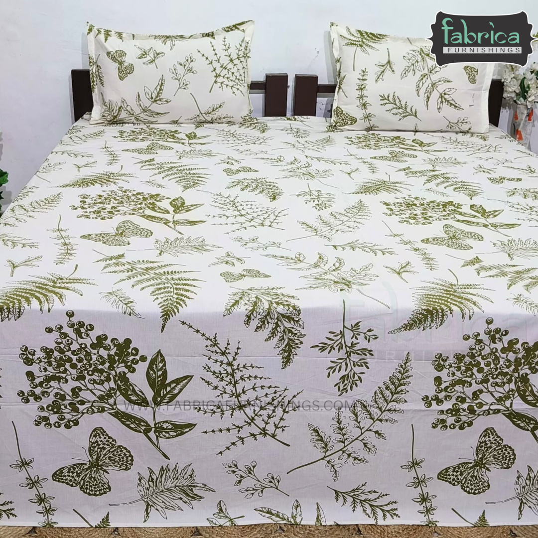 Premium Export Cotton King Size Printed Bedsheet