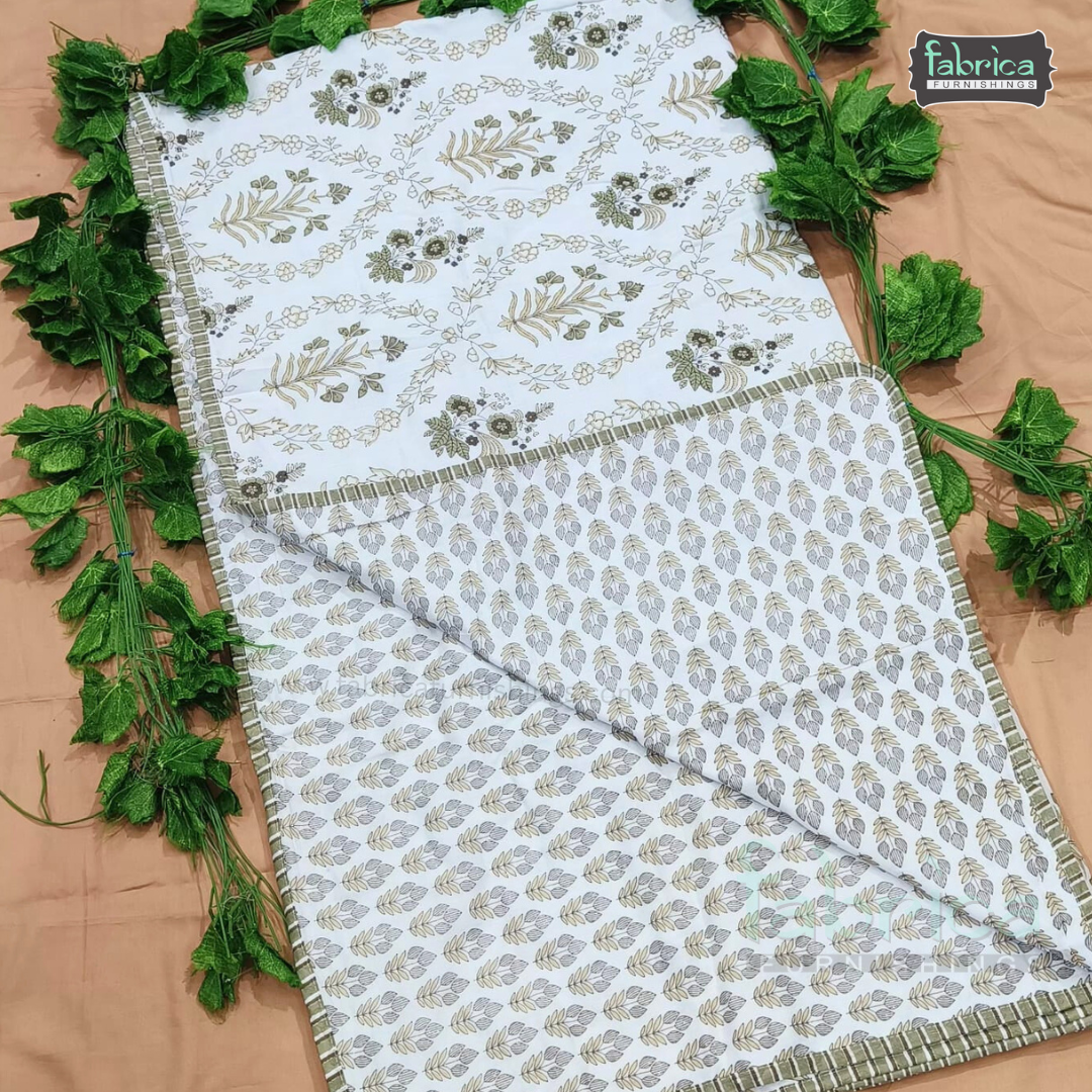 Rangsootra Mul Cotton Double Bed Printed Reversible Dohar