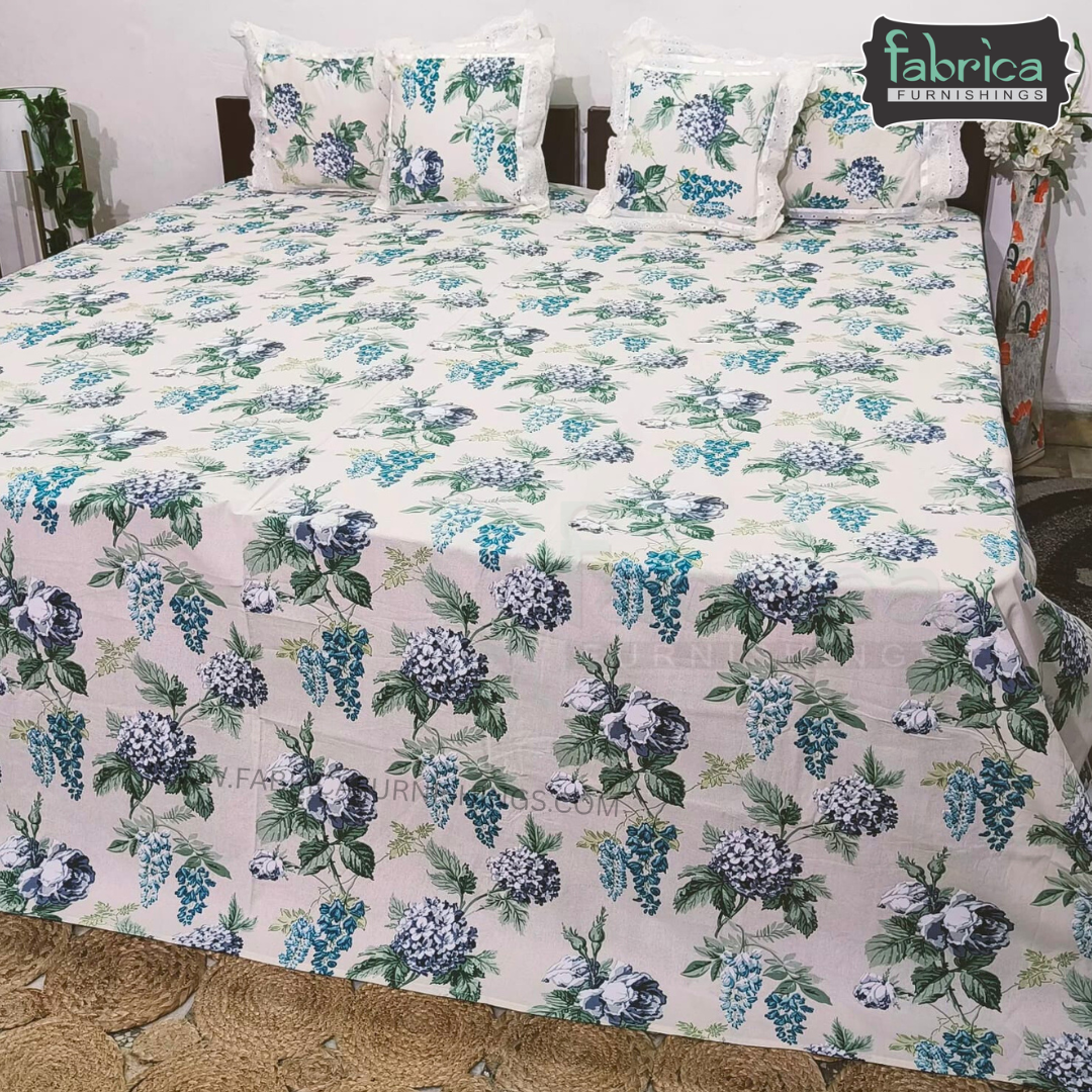 Anokhi Timeless King Size 5 Piece Bedding Set