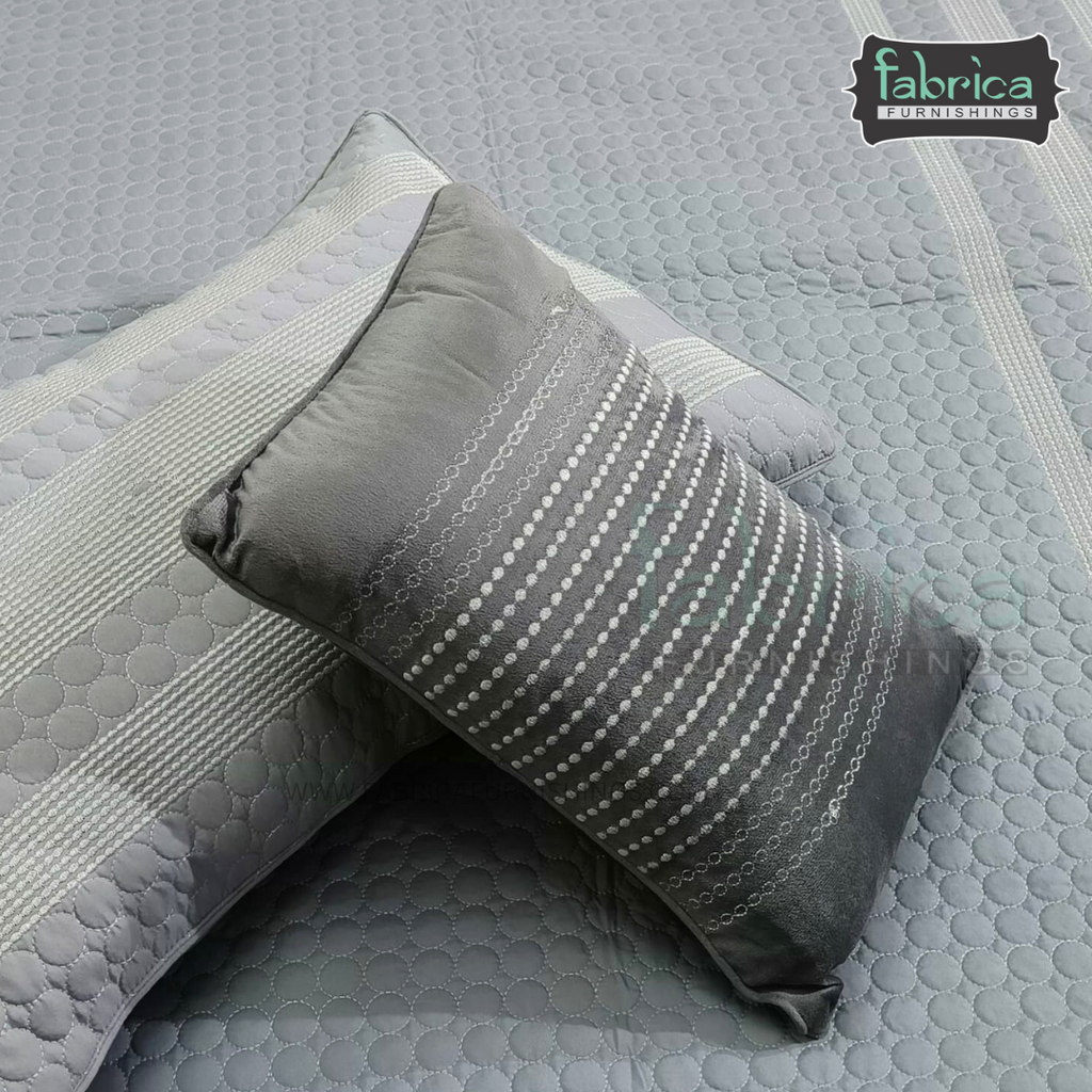 Harvest Embroidered King Size Bedcover set
