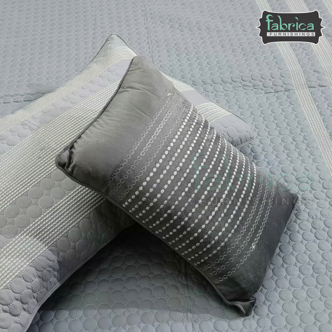 Harvest Embroidered King Size Bedcover set