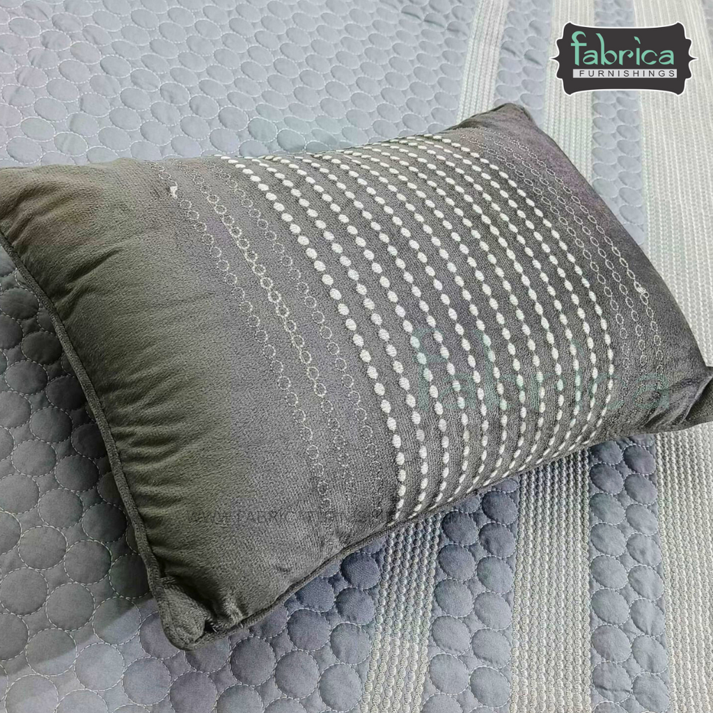 Harvest Embroidered King Size Bedcover set