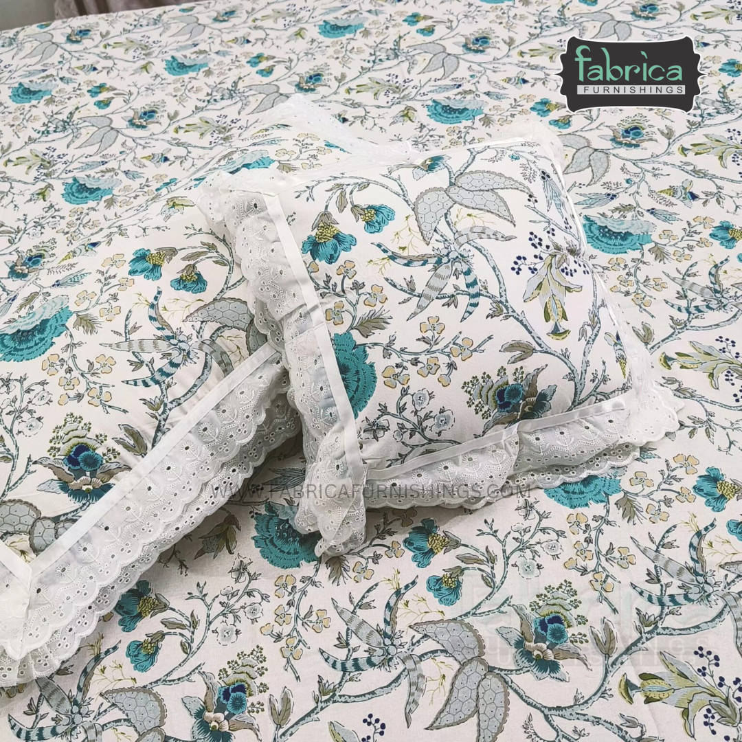 Anokhi Timeless King Size 5 Piece Bedding Set