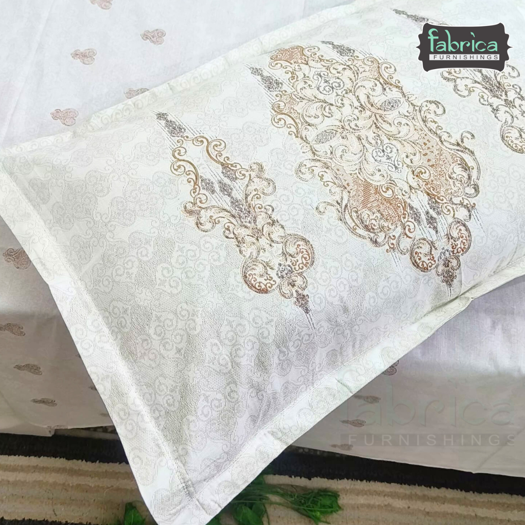 Sengol Super King Size Pure Cotton Printed Bedsheet Set