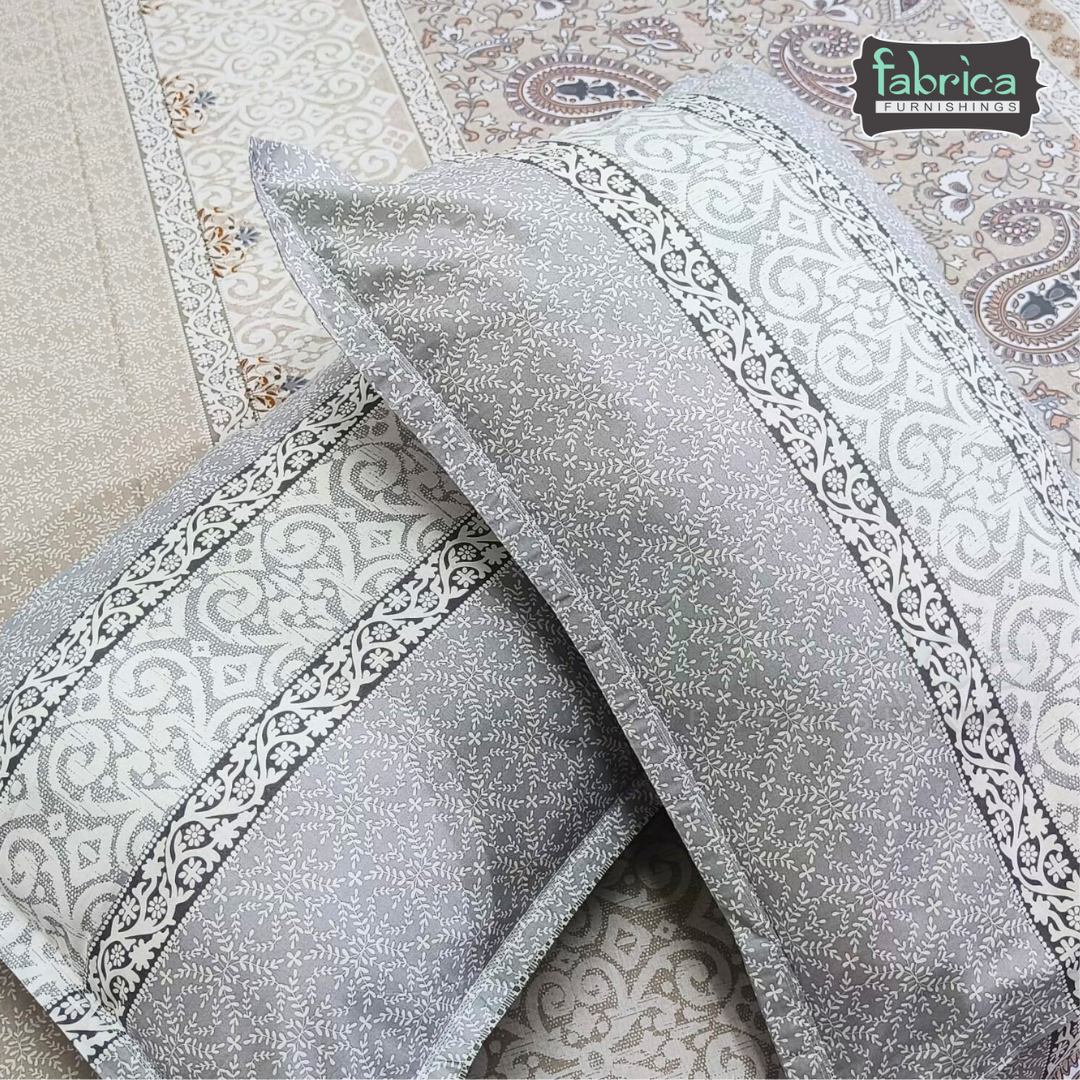 Sengol Super King Size Pure Cotton Printed Bedsheet Set
