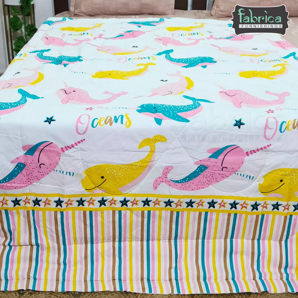 Cartoon Print Single bed Comforter(Quilt)