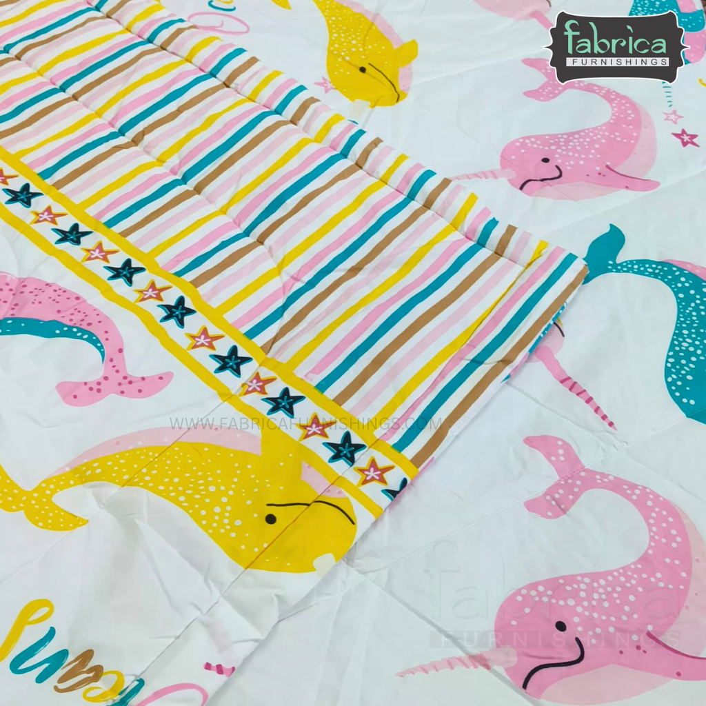 Cartoon Print Single bed Comforter(Quilt)