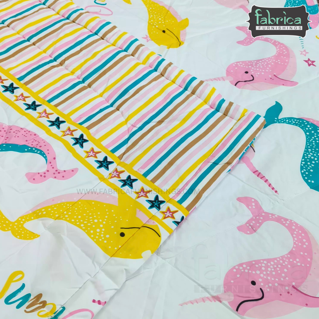 Cartoon Print Single bed Comforter(Quilt)
