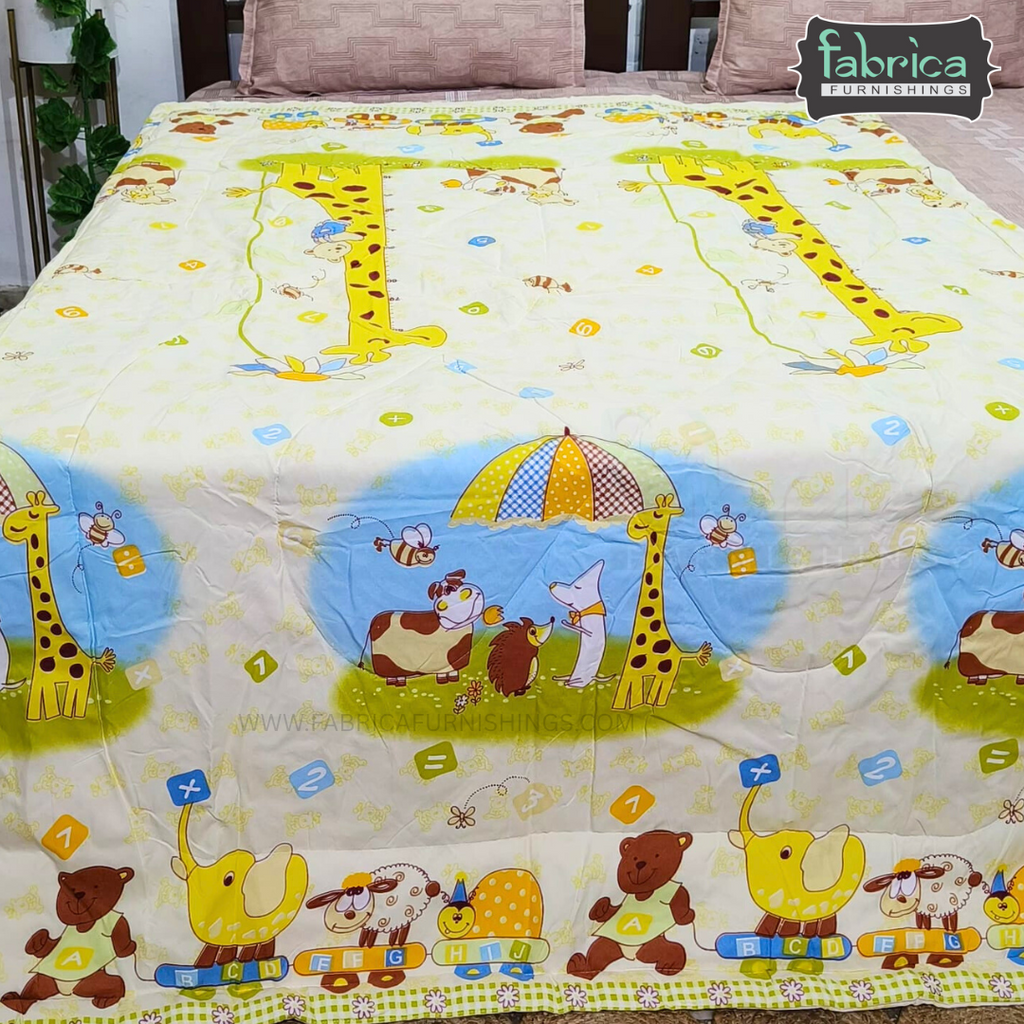 Cartoon Print Single bed Comforter(Quilt)