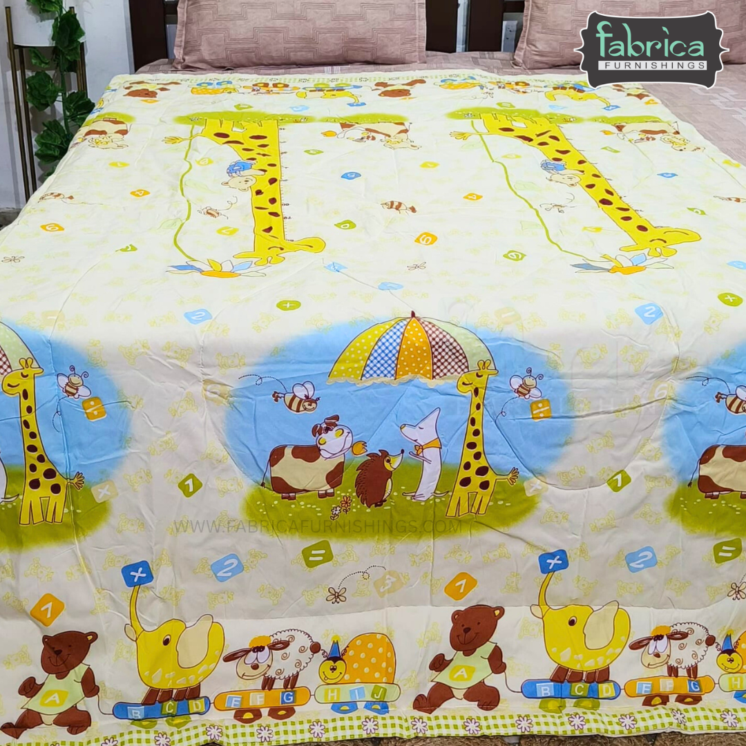 Cartoon Print Single bed Comforter(Quilt)