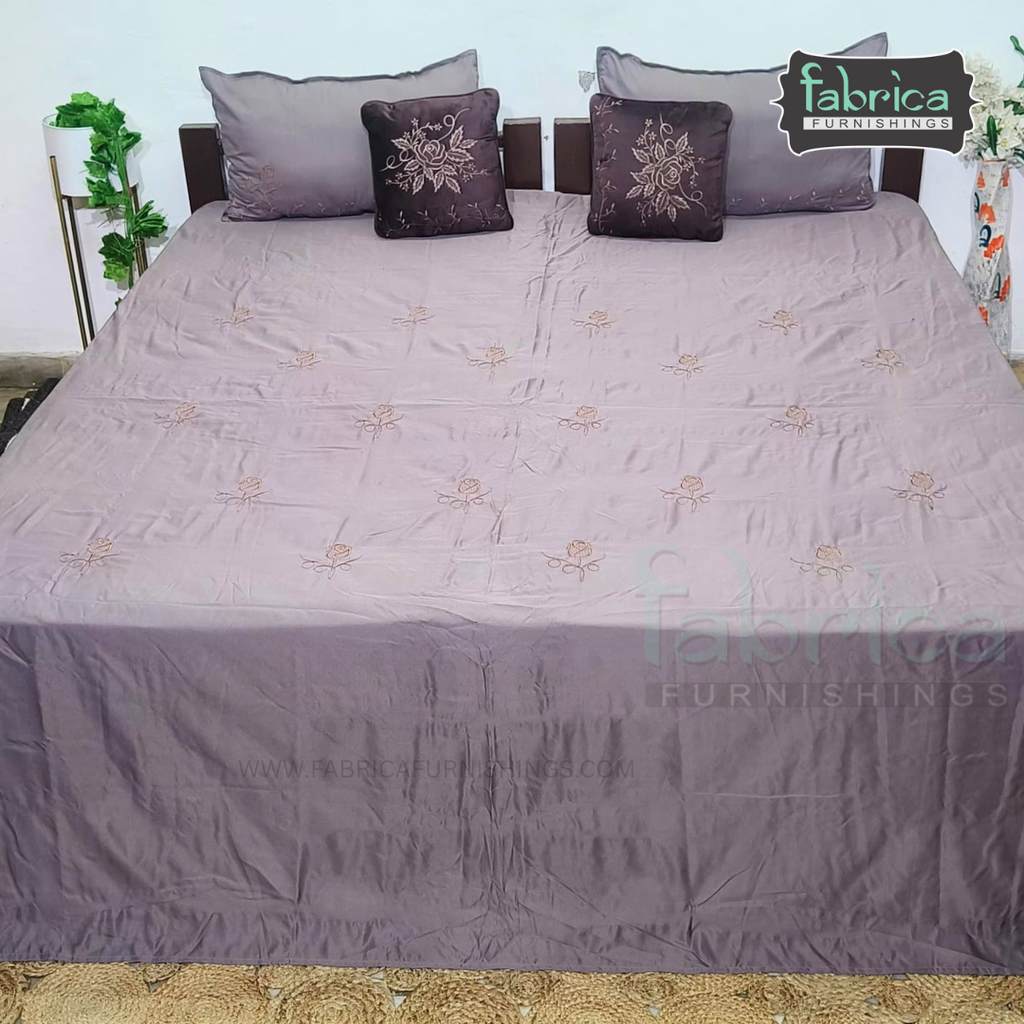 Fabby Decor Designer 6 pcs Pure Cotton Bedding Set