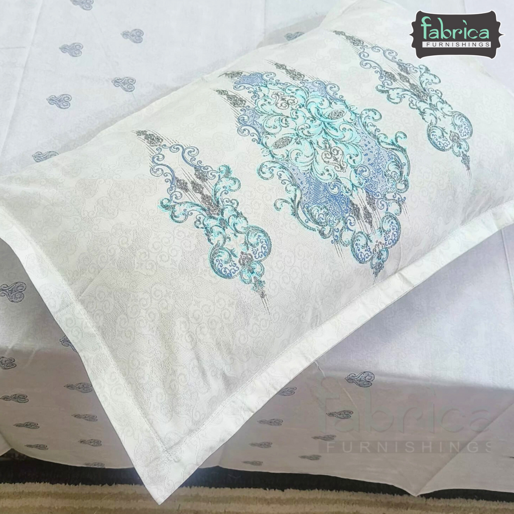 Sengol Super King Size Pure Cotton Printed Bedsheet Set