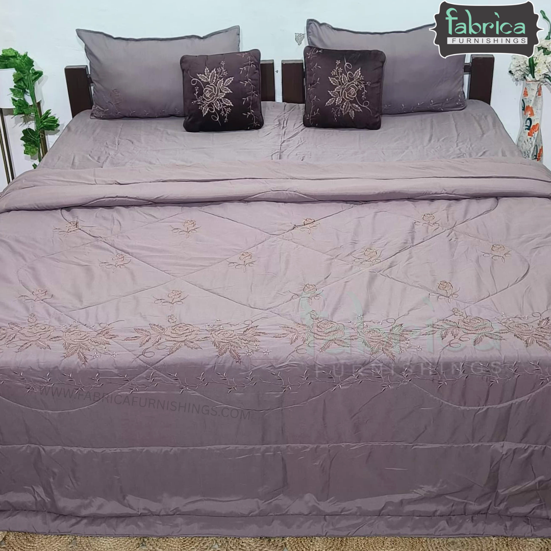 Fabby Decor Designer 6 pcs Pure Cotton Bedding Set