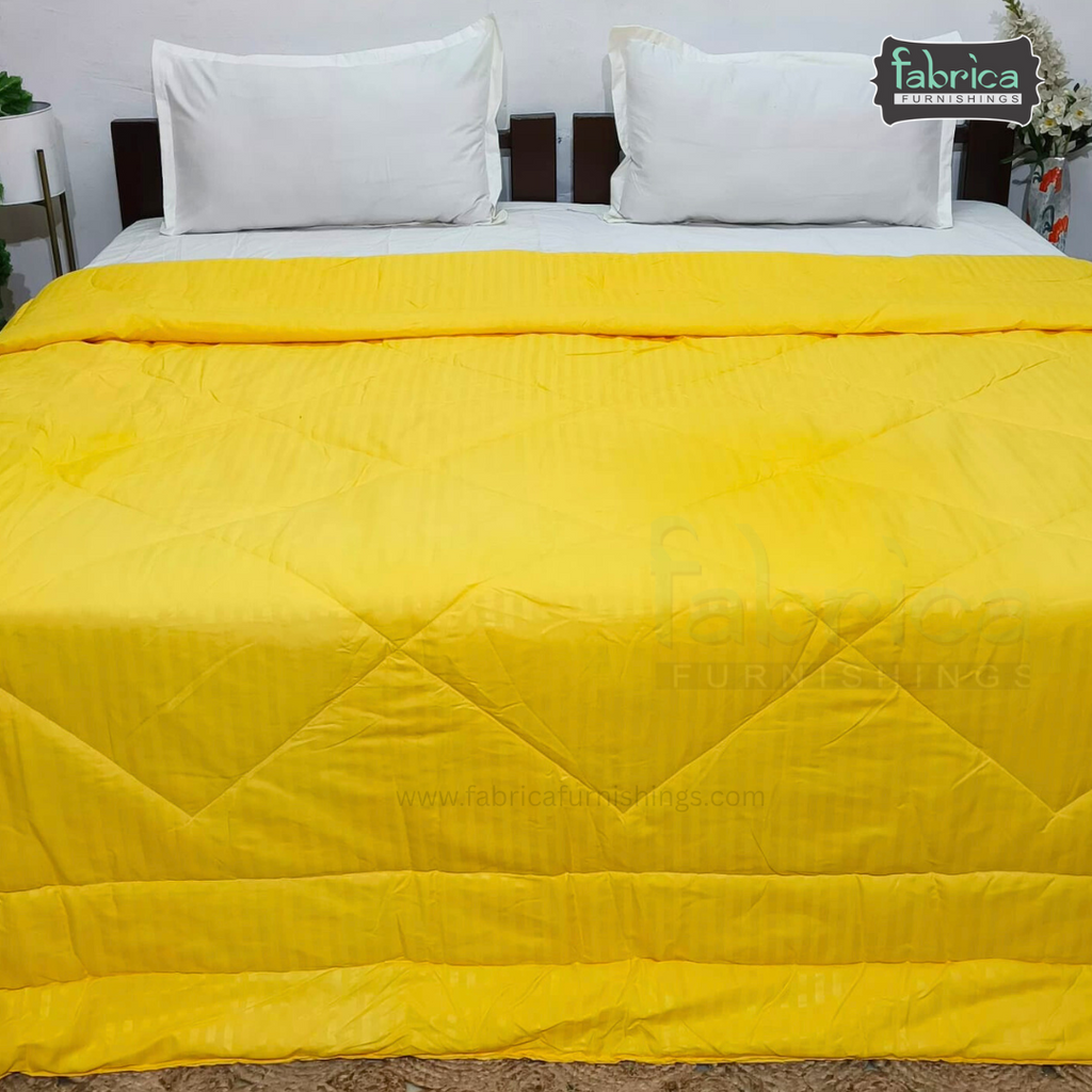 Solid Plain Pure Cotton King Size Reversible Comforter