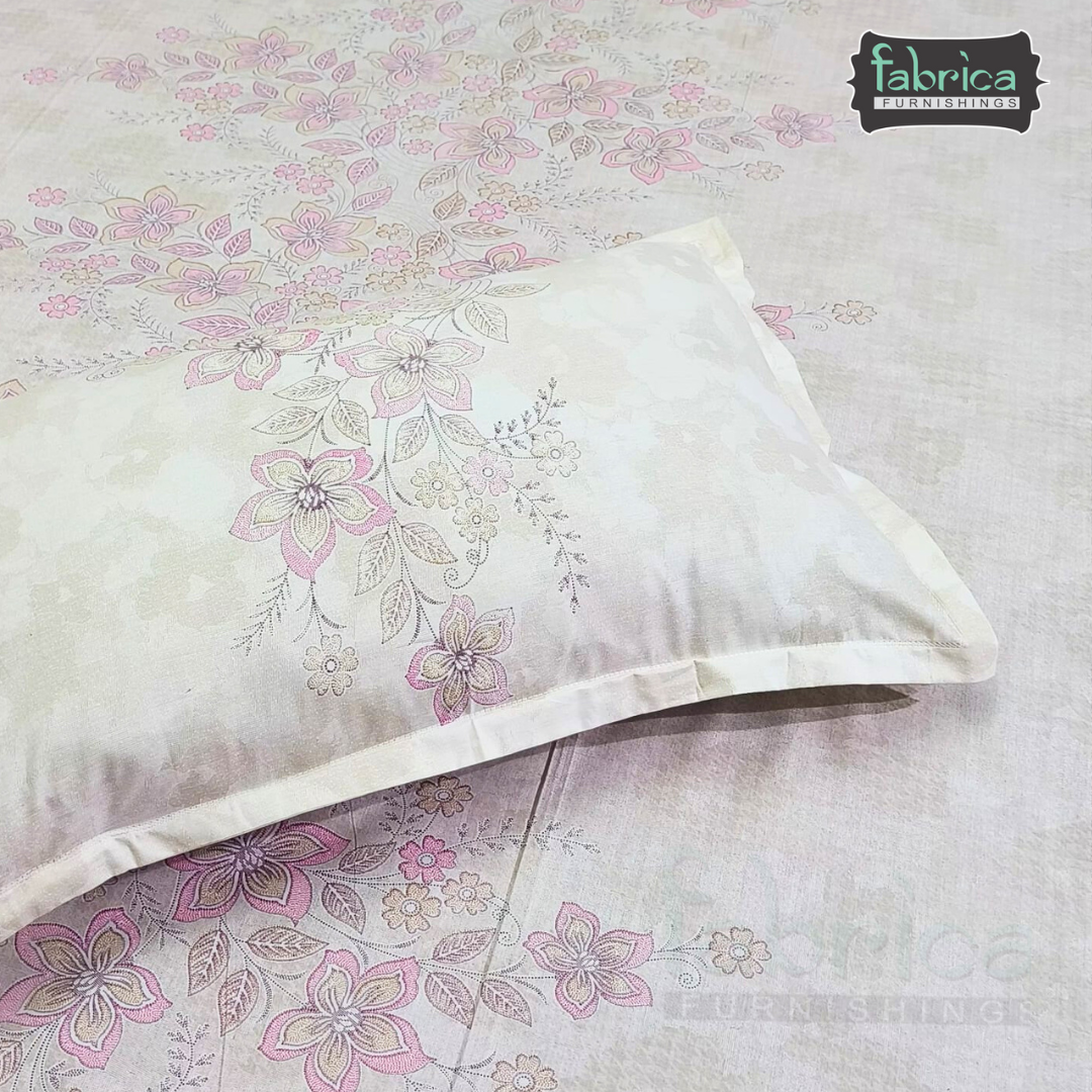 Sengol Super King Size Pure Cotton Printed Bedsheet Set