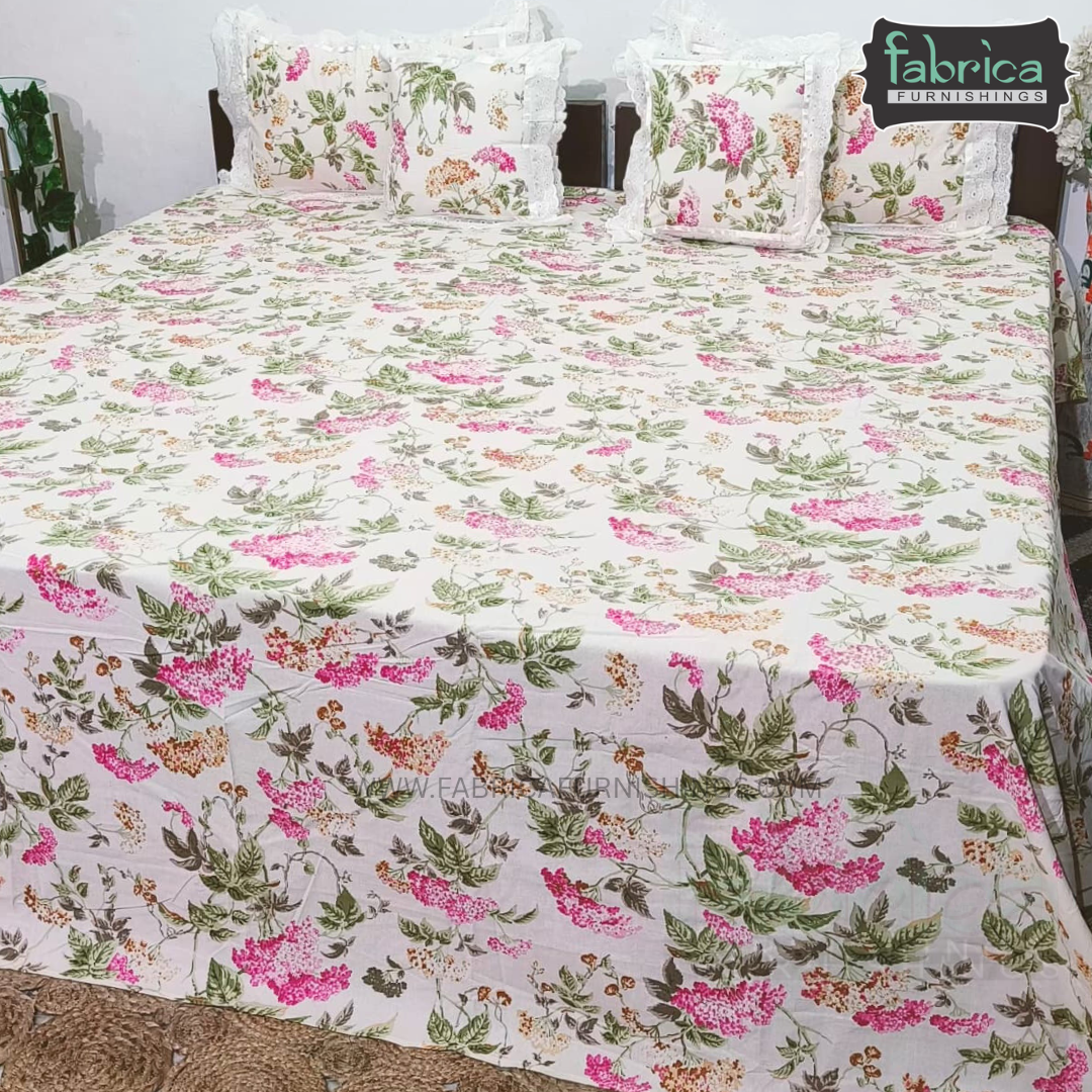 Anokhi Timeless King Size 5 Piece Bedding Set