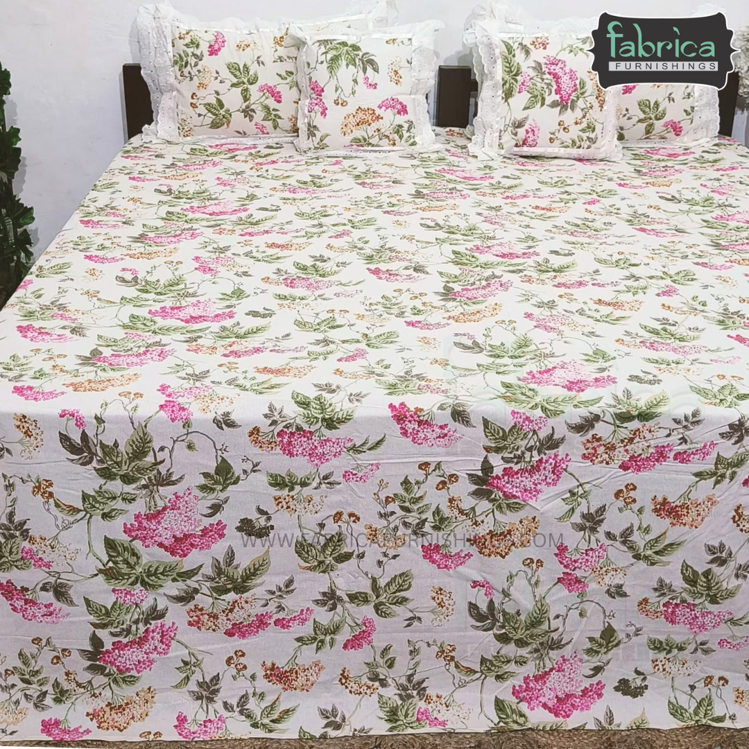 Anokhi Timeless King Size 5 Piece Bedding Set