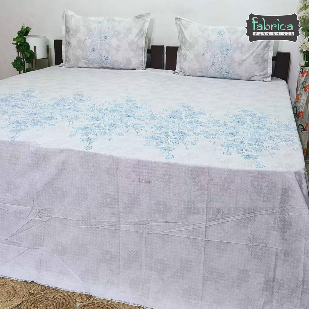Sengol Super King Size Pure Cotton Printed Bedsheet Set