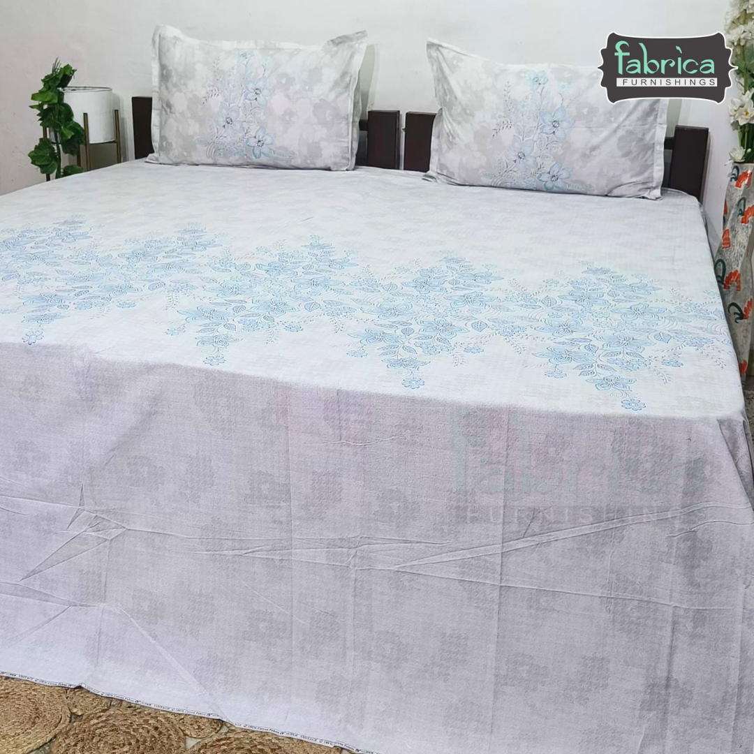 Sengol Super King Size Pure Cotton Printed Bedsheet Set