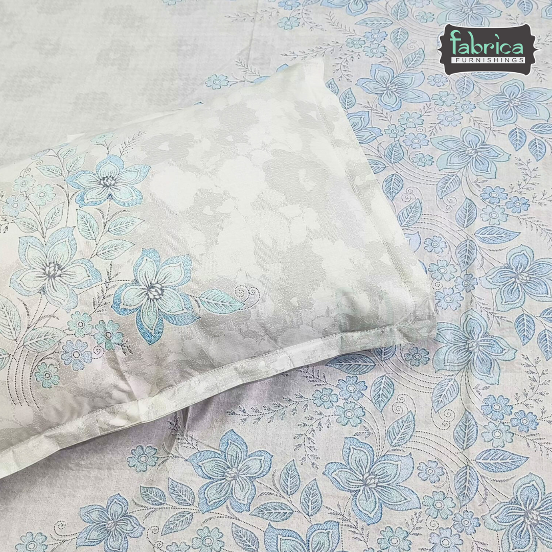 Sengol Super King Size Pure Cotton Printed Bedsheet Set