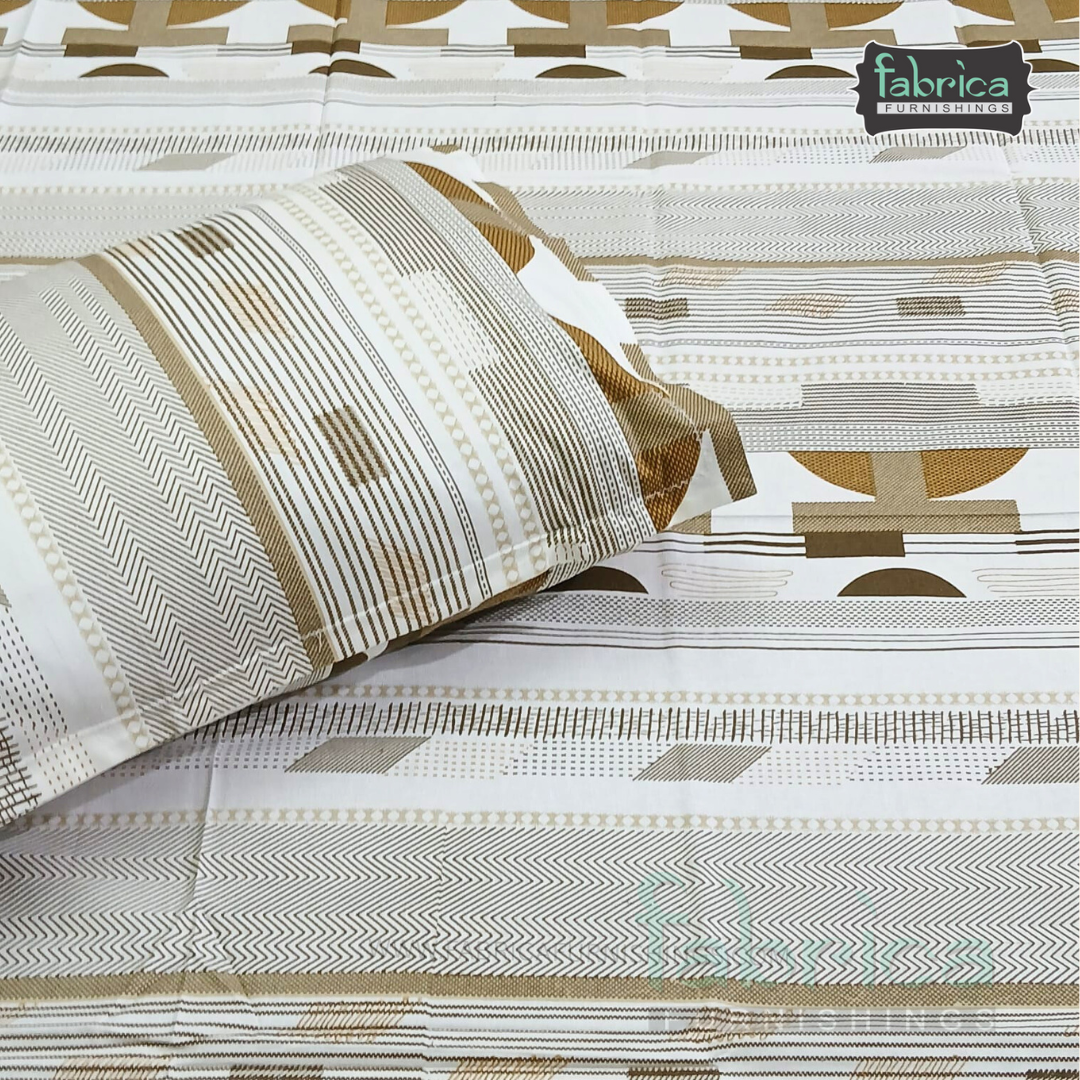 Hosta Pure Cotton Single Bed Sheet
