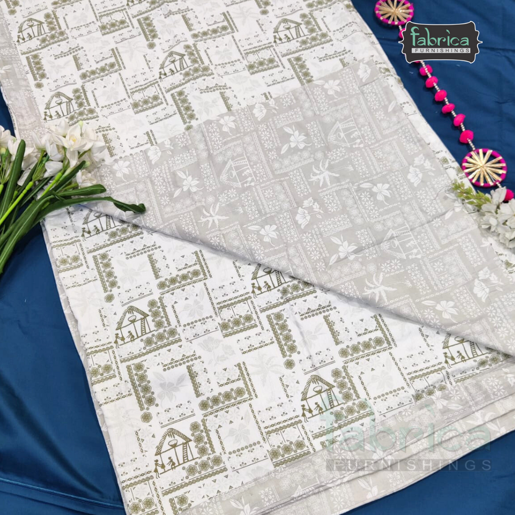 Heritage Pure Cotton Double Bed AC Duvet ( Tehar )