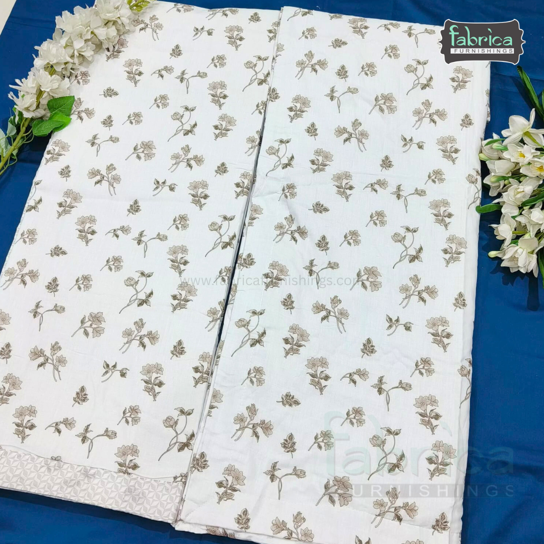 Navrang Pure Cotton Soothing Single Duvet  Pair (TEHAR)