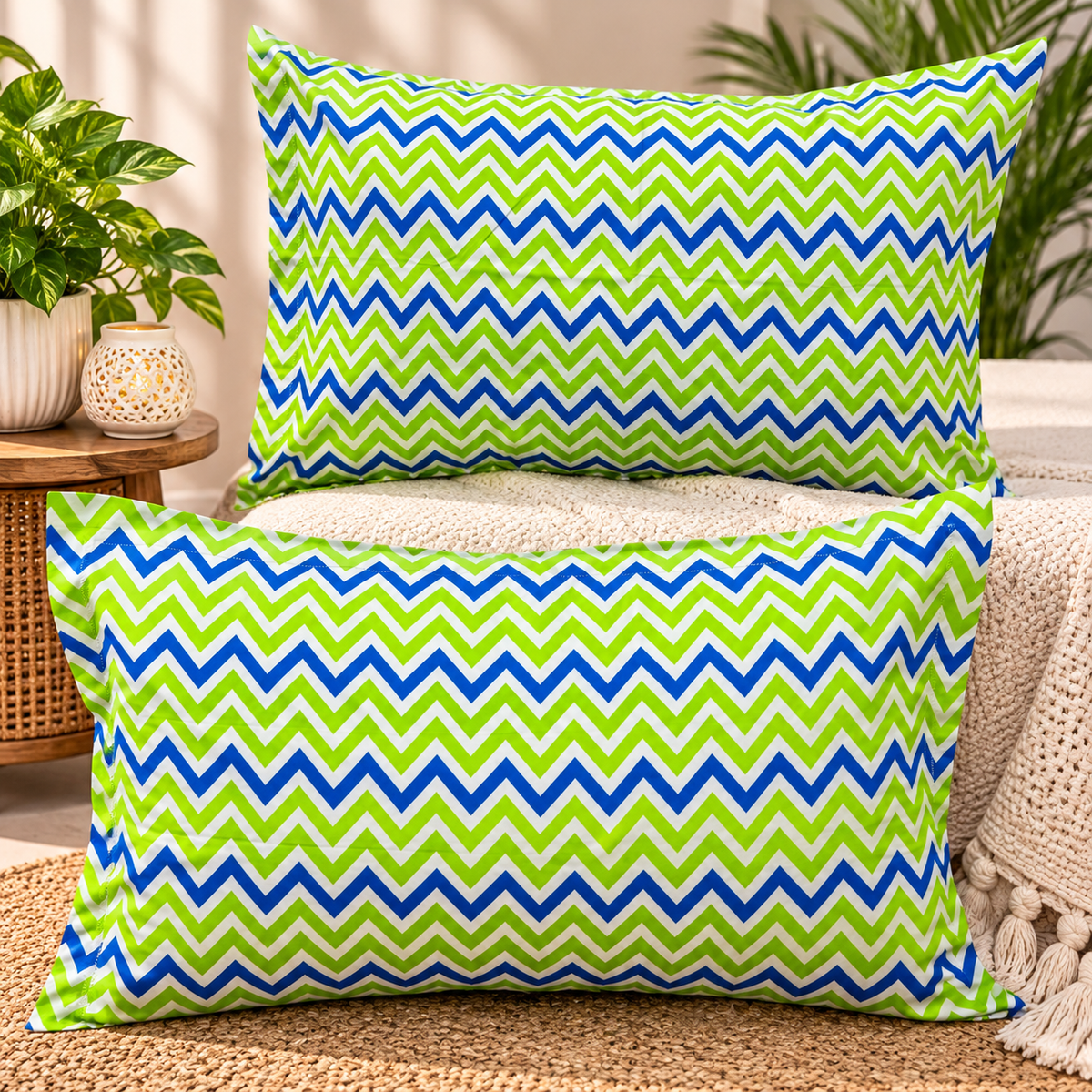 Fabby Printed Pure Cotton Pillow Covers only