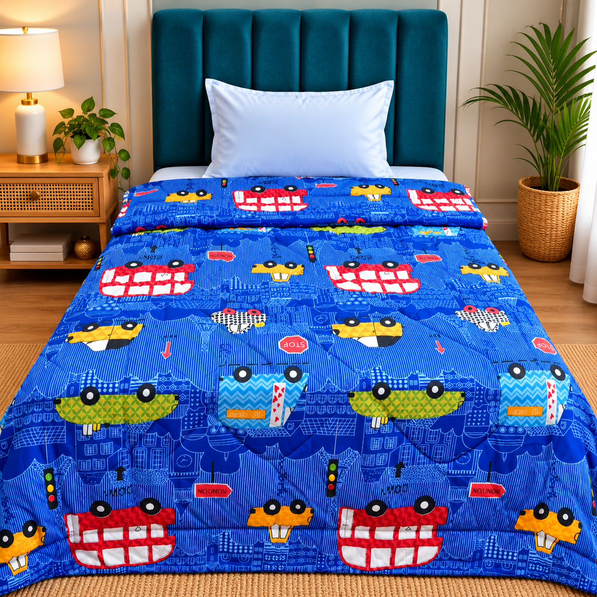 Cartoon Print Single bed Comforter(Quilt)