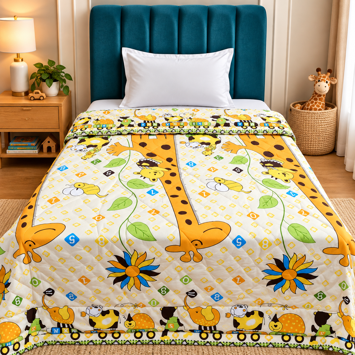 Cartoon Print Single bed Comforter(Quilt)