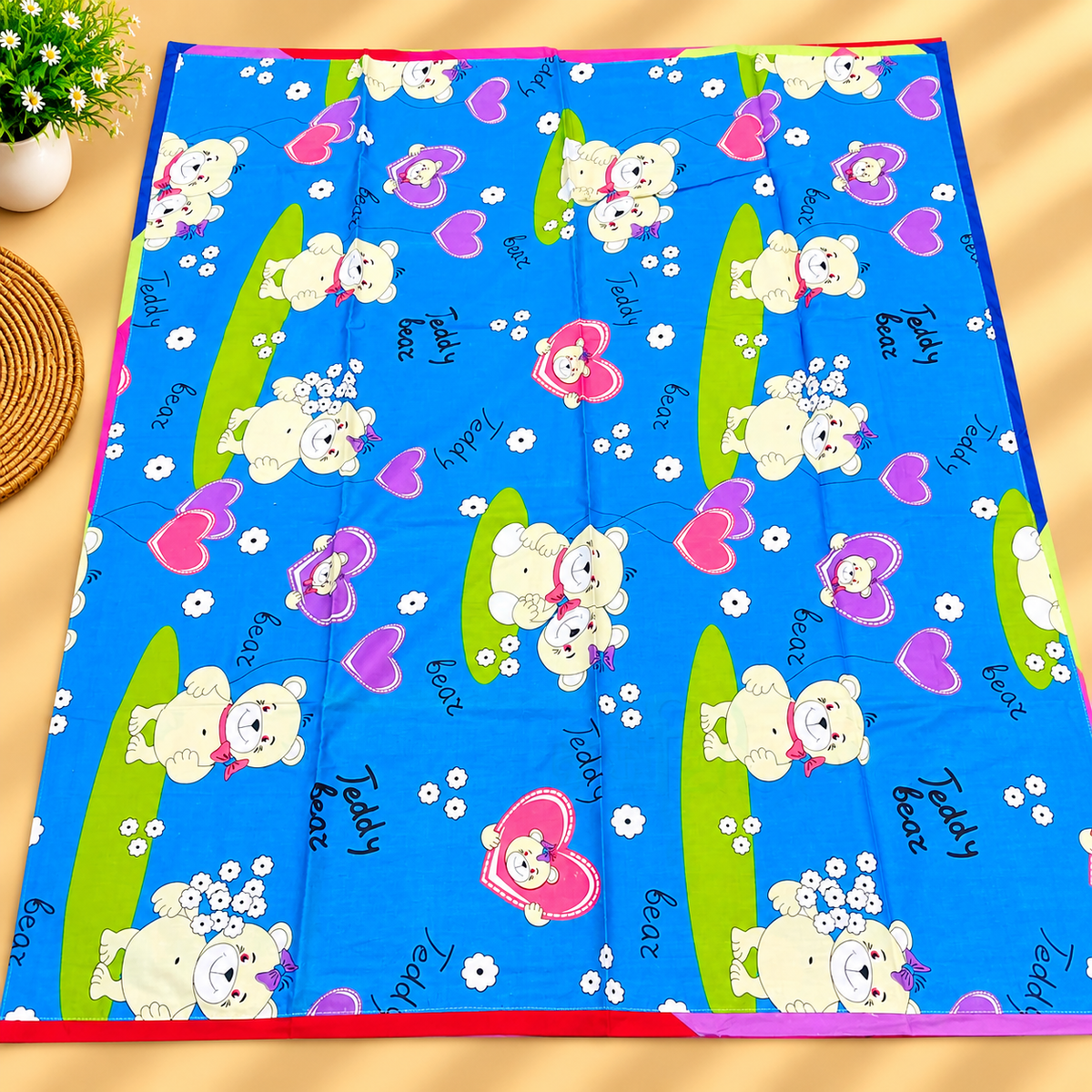 Cartoon Print Single bed pure cotton Duvet Cover