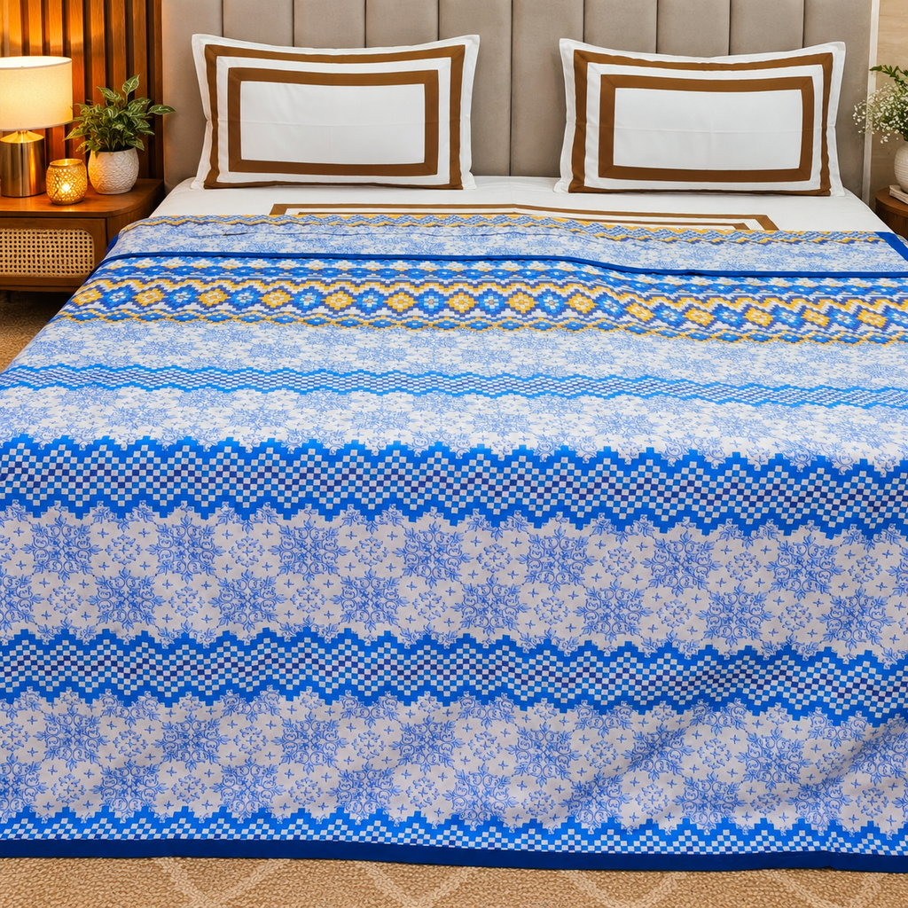 Summer Mist Premium Single Bed Pure Cotton AC Duvet Cover