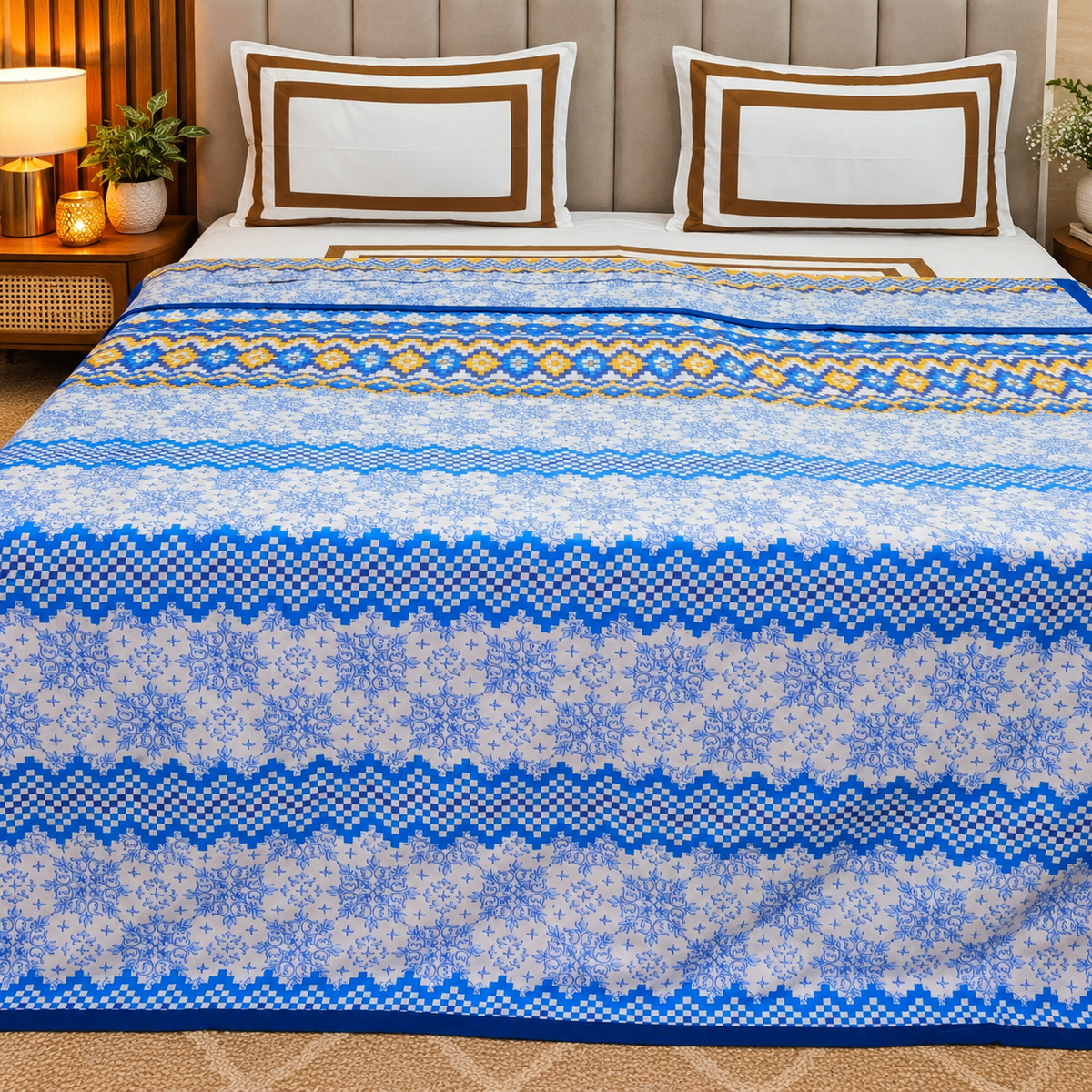 Summer Mist Premium Single Bed Pure Cotton AC Duvet Cover