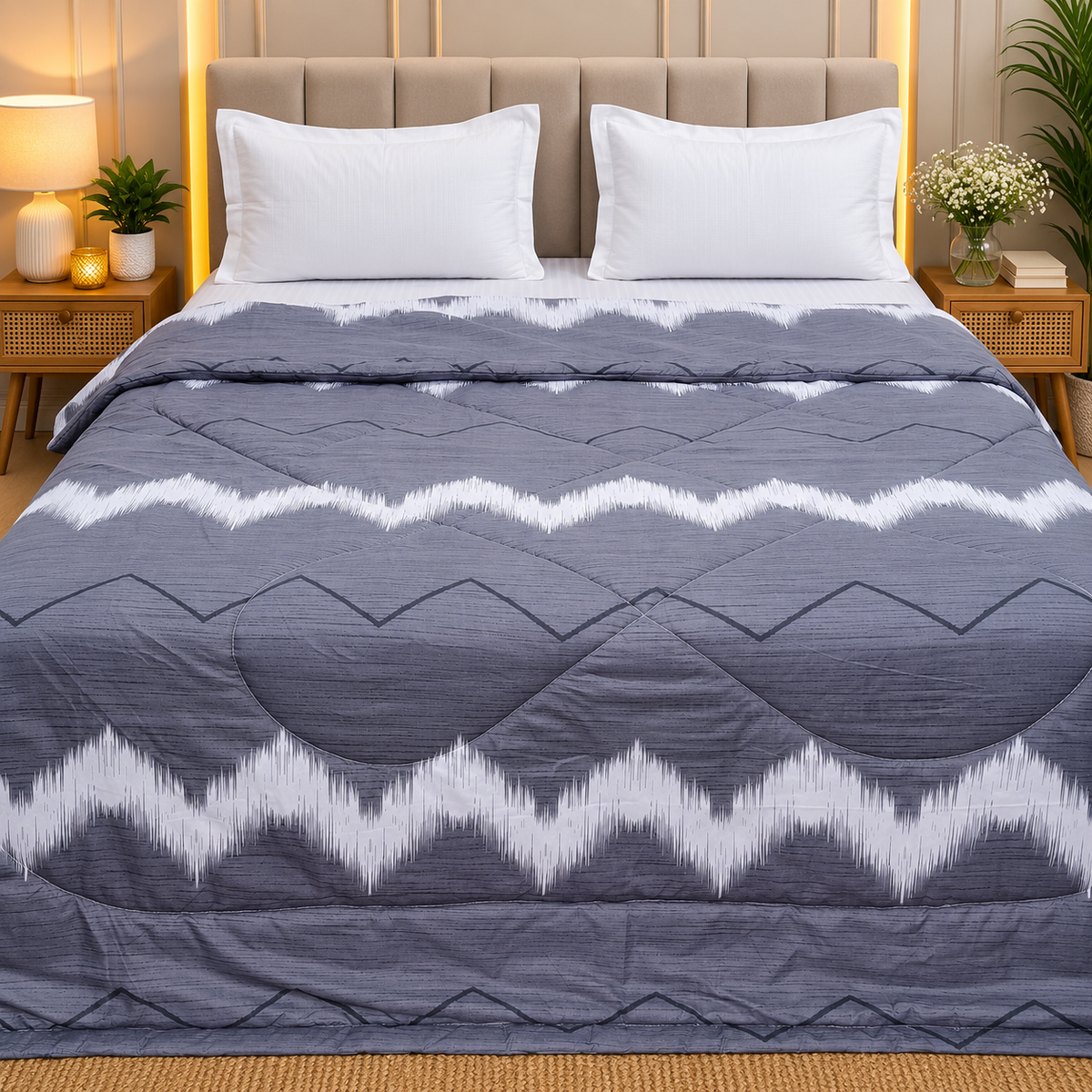 Cloud Dream King Size Fluffy Reversible Comforter/ Quilt