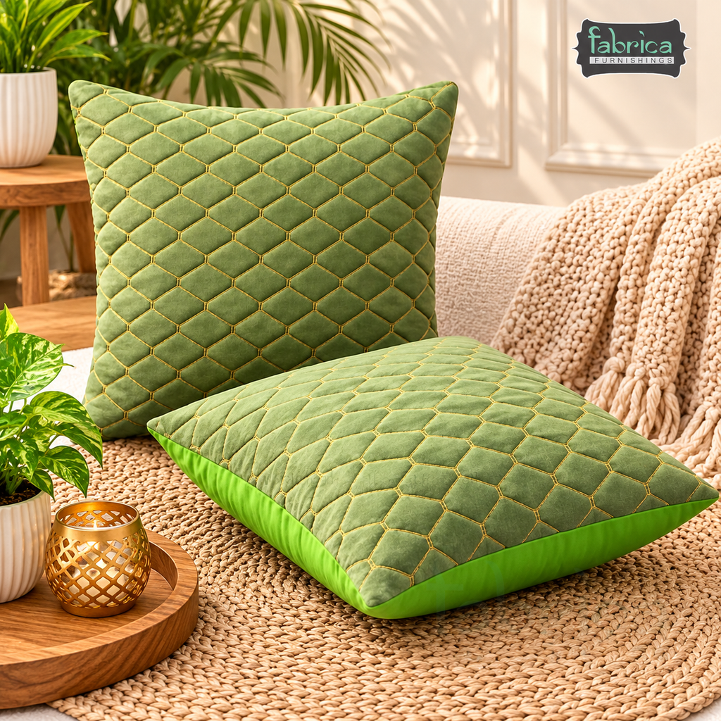 Anita's Royal Embroidered Designer Cushion cover 5 Pcs Set